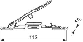 Maco  Verschluss für Alu-Verbundflügel Tricoat-Evo  236911