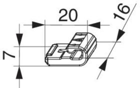 Maco  Aushebesicherung für Laufwagen SKB-S/SE/Z und PAS  321015