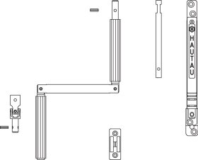 Maco  Spindelgetriebe 200 A für Stange fest Hub 57 FFB 440-3.600 silber EV1  173416