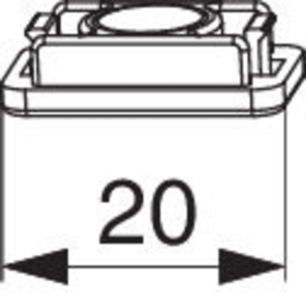 Maco  Adapter mit Magnetzapfen RVS/RHS MM-KS für HS Getriebe Schema A-D-G-K  304787
