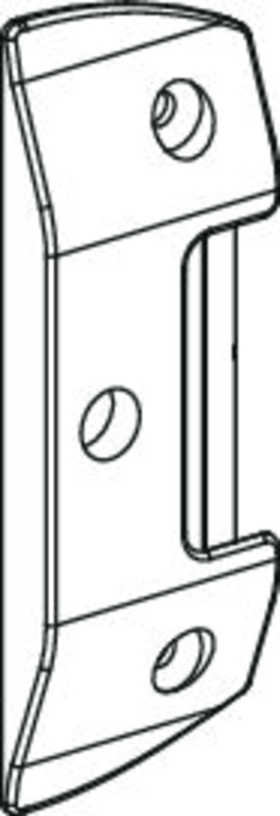 Maco  Schließteil Move PVC Salamander eD Plus Mitte H=11 B=41,8 silber  306501