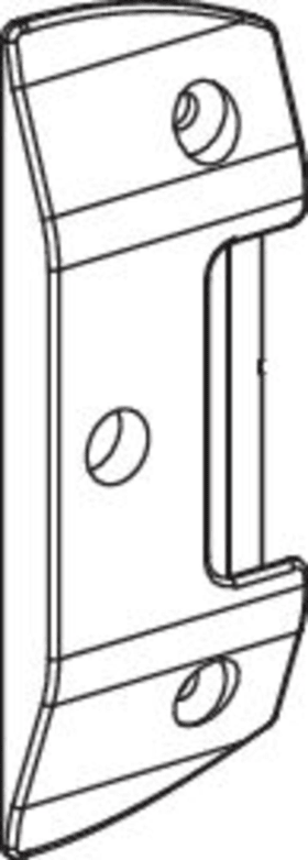 Maco  Schließteil Move PVC Rehau Synego Slide Mitte H=11 B=44 silber  306502
