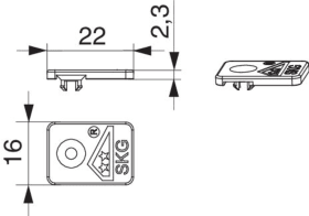 Maco  SKG - Clip für Getriebe SKB  467893