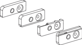 Maco  Packung Unterlagen für Anschlag Move Salamander eD Plus Weiß  485029