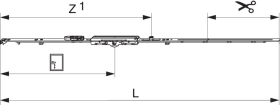 MACO Getriebe MM 840 DM 6,5 fix Drehkippbeschlag Tricoat-Evo