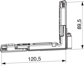 Maco  MM Falzecklagerband Multi Power Unterlage montiert links 12L-13V Tricoat-Evo  232982