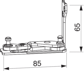 Maco  Ecklager Multi Power Holz FT24 12L 13V rechts Tricoat-Evo  233042