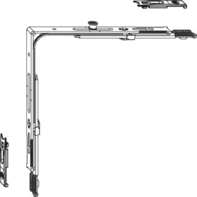 Maco  MT Winkeltrieb A Verbindungsplättchen lose mit 1 i.S. FFB 400-1.650 silber  52920