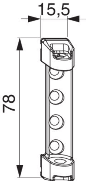 Maco Scherenlager MultiMatic PVC mit 7mm Tragezapfen , weiss 204779