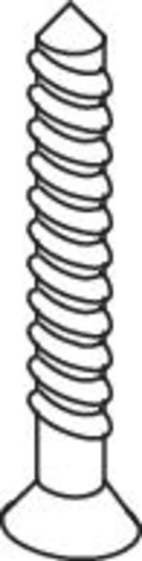 Maco  Schraube 2,5x20 für Gummidichtung der Alu-Transit-Schiene  N400000
