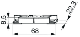 Maco  Schließteil i.S. für PVC Silber  96573