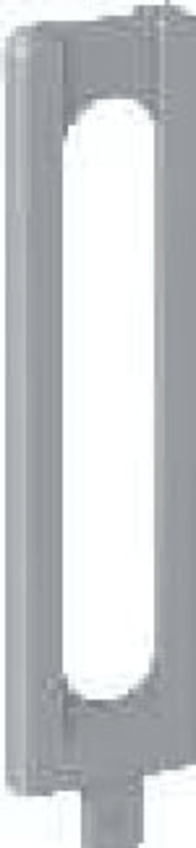 Maco  Abdeckkappe Ecklager DT130/PVC lang Perlhellgrau RAL 9022  43567