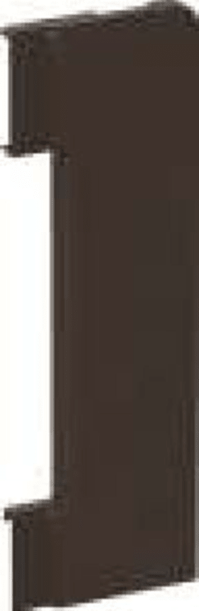 Maco  Abdeckkappe Ecklager AS lang links Braun F5  43736