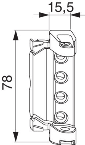 Maco  Scherenlager DT130 12L/18Ü verkehrsweiß RAL 9016  207880