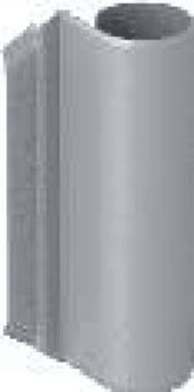 Maco  Abdeckkappe Bandwinkel (Lagerwinkel) AS/PVC Flügelteil Perlhellgrau RAL 9022  43760