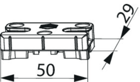 Maco  Schließteil i.S. für PVC Silber  96355