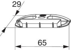 Maco  Schließteil HG FT30 13V Schrägverschraubung Silber  361100