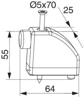 Maco  Anschlagspuffer HS Silber  102946