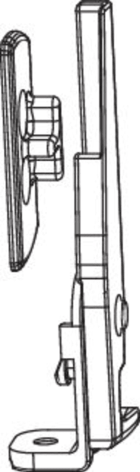 Maco  Packung Fehlbedienungssperre SKB-Z für PVC links Silber  455735