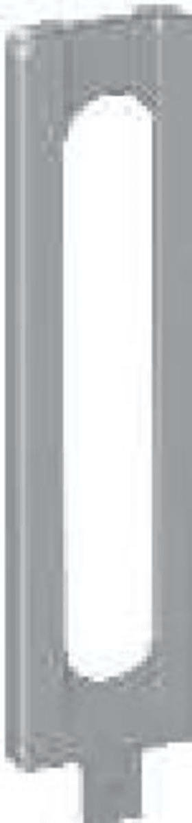 Maco  Abdeckkappe Ecklager DT130/PVC lang Silber  360231