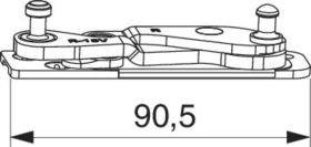 Maco  Ecklager Multi Power Holz für 3-flg. Element FT24 12L 13V rechts silber  215828