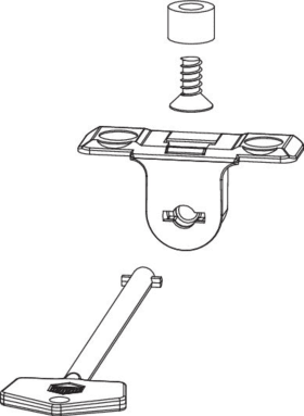 Maco  Drehsperre verdeckt sperrbar 12L 9V silber  101563