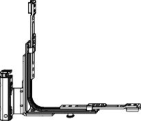 Maco  MM Falzecklagerband mit Eckumlenkung DTuni mit ÜV links 12L/18Ü-13V mit 1 i.S. verkehrsweiß RAL 9016  212450