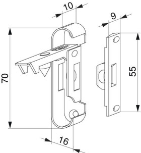 Maco  Universal-Verbundkupplung ohne Luft Silber  101252