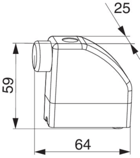 Maco  Anschlagpuffer Universal für Laufschiene flach Silber  103345