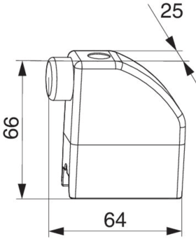 Maco  Anschlagpuffer Universal für Laufschiene hoch Silber  103342