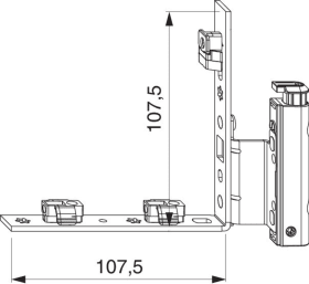Maco  MM Falzecklagerband DT130 mit ÜV rechts 4L/18Ü-9V silber  210526