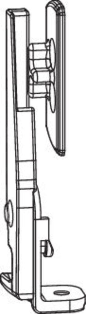 Maco  Packung Fehlbedienungssperre SKB-Z für PVC rechts Silber  455746