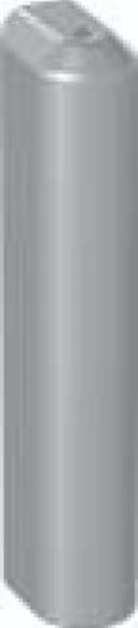 Maco  Abdeckkappe Ecklagerband AS/DT mit ÜV Flügelteil rechts Silber  360953