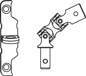 Maco  Winkelgelenk Spindelgetriebe Ausführung WA/S für Schrägfenster verzinkt  134072