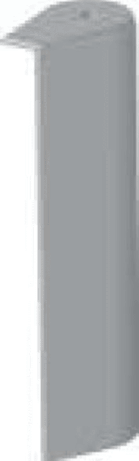 Maco  Abdeckkappe Ecklagerband PVC/DT130 Flügelteil links Silber  363117