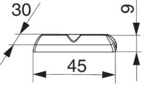Maco  Rastplattengarnitur SKB-SE/Z für PVC Silber  455713