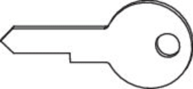 Maco  Schlüssel für Griff sperrbar für SKB-Z  465747