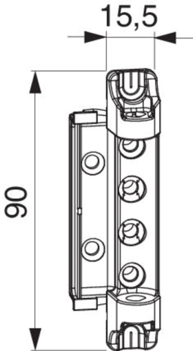Maco  Scherenlager DT160 4,12L/18Ü silber  227470