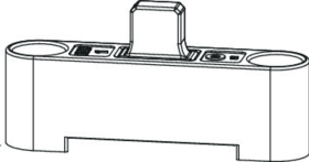 Maco  Rahmenteil verdecktliegend B=13mm 19mm Safety stop Silber  300380