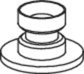 Maco  Fang- und Putzschere Einhängdorn mit Schraubloch silber  368425