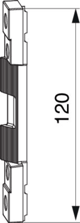 Maco  Drehbandsicherung Rahmenteil Euronut silber  367722