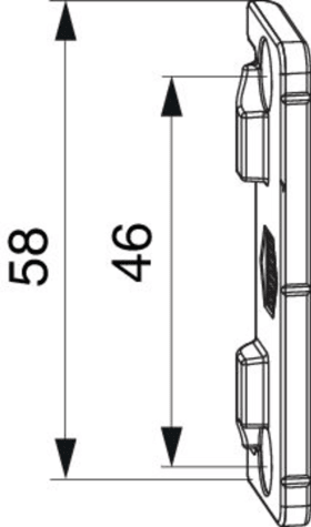 Maco  Anpressverschluss verdeckt ES AS/DTuni Eurofalz R0 Rahmenteil 12L FT24 13V mit Tiefeneinstellung sil  359002