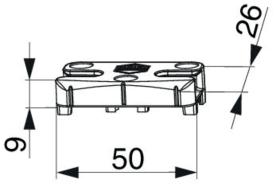 Maco  Schließteil i.S. für PVC Silber  96587