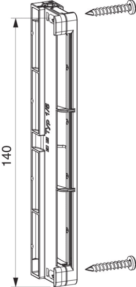 FENSTERFALZ-VENTIL TYP 7 VERTIKAL WEISS 104744