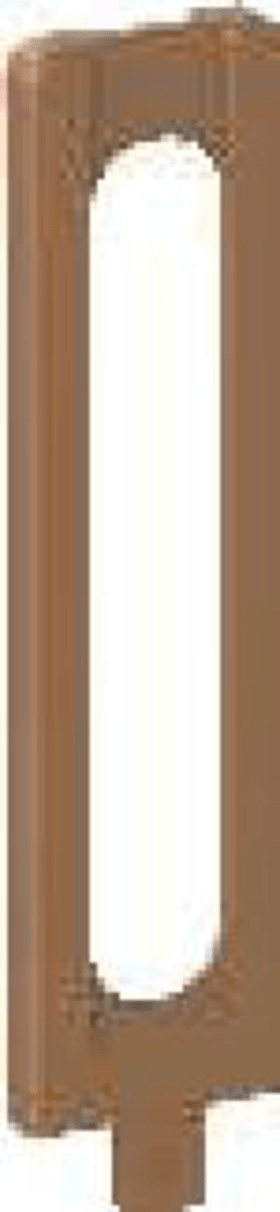 Maco  Abdeckkappe Ecklager DT130/PVC lang Bronze hell  41752