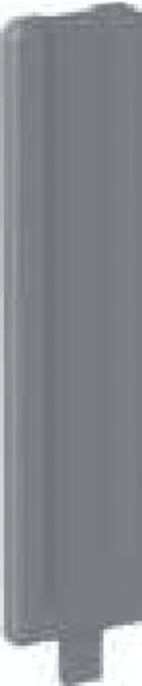 Maco  Abdeckkappe Ecklager Ecklager DT160 lang Perlhellgrau RAL 9022  369612