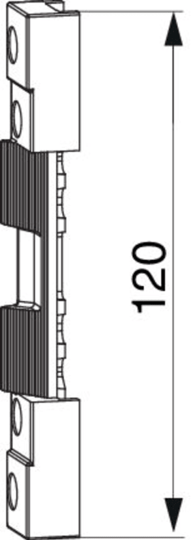 Maco  Drehbandsicherung Rahmenteil PVC silber  367728