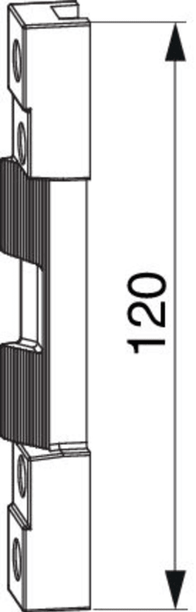 Maco  Drehbandsicherung Rahmenteil PVC silber  367736