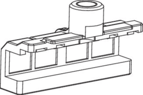 Maco  Bohrlehre für Anpressverschluss einbohrbar 12L 9V Holz  22482