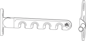 Maco  Lüftungssteller für Griffbefestigung Rhapsody rechts/links verkehrsweiß RAL 9016  101672